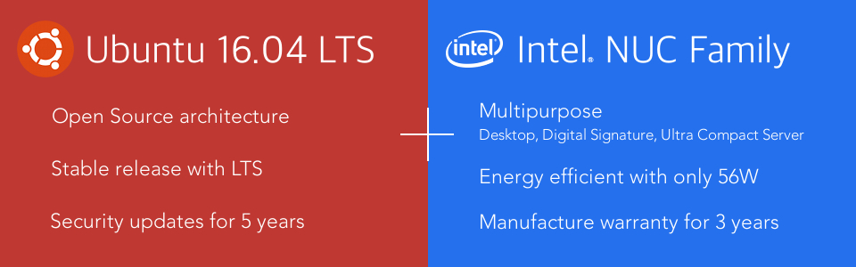 Ubuntu 16.04 LTS - Intel NUC Family